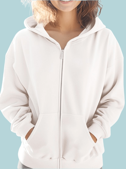 Unisex ReFlex Fleece Full-Zip Hoodie Sweatshirt - RF497
