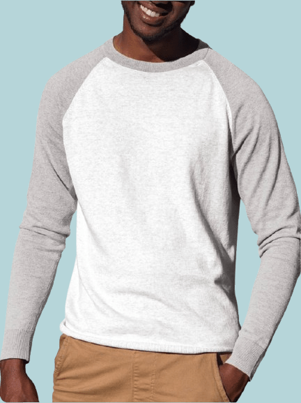 Unisex Triblend Three-Quarter Raglan TShirt - 6051